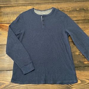 Men’s Thermal Casual Long Sleeve Shirt with Buttons